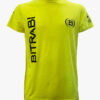 t-shirt maglietta giallo fluo