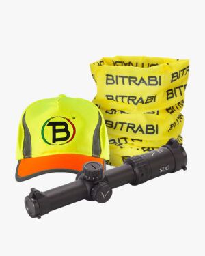 Pacchetto ottica da battuta STIG ASKA 1-6x24 + cappellino alta visibilità + scaldacollo