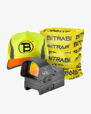 Pacchetto punto rosso per carabina STIG ASKA 2.0 + cappellino alta visibilità + scaldacollo