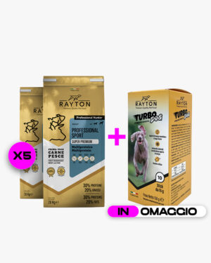PROFESSIONAL SPORT - 5 sacchi da 20 Kg + TURBO DOG in omaggio