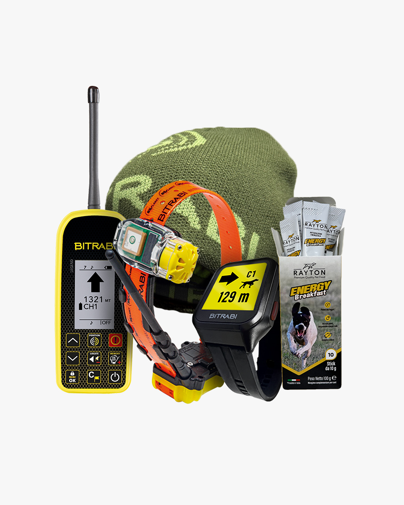 KIT SPECIALE FERMA – MITO 5100 PRO beeper + BS PLANET 103 LEGEND BT + Hunter Watch + Energy breakfast + Berretto