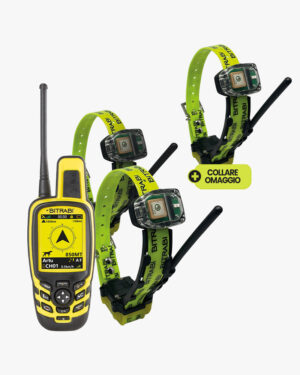 Promo Kit 3: 3 MITO 5100 PRO collare satellitare per cani da caccia di cui 1 omaggio + BS PLANET 3000 OPENMAP UNICO localizzatore satellitare per cani da caccia