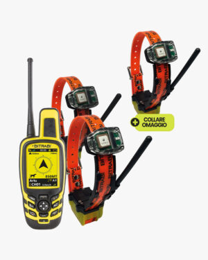 Promo Kit 3: 3 MITO 5300 PRO collare satellitare GPS e GSM per cani da caccia di cui 1 omaggio + BS PLANET 3000 OPENMAP UNICO localizzatore satellitare per cani da caccia