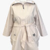 Parka Impermeabile Donna Beige